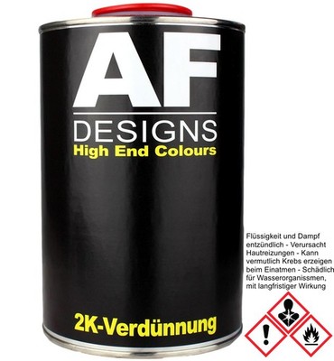 1 Liter 2K Acrylverdünner Acrylverdünnung für Autolack Basislack Klarlack Lack