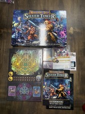 Warhammer Quest Silver Tower (unpunched Board, Tokens, Cards, Dice) -