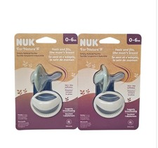 2 Pack NUK for Nature Simply Natural Pacifier, 0-6M 4 Total