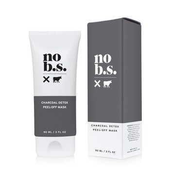 No B.S. Charcoal Detox Peel-Off Mask 90ml | Deep Clean Pores | New 