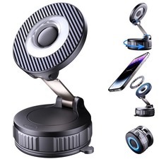 Vacuum Magsafe Car Phone Holder 120 LB Strongest Suction  3000gf Strongest...