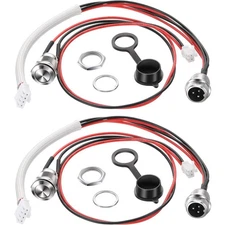 HESTYA 2 Packs Charging Port Replacement (3 Prong) Smart Self-Balancing Charg...