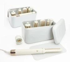 Sharper Image Revel 7-in-1 Multi-Styler w/ Storage Case-White-NEW-A675057