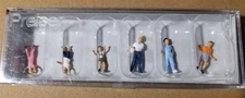 PREISER 14120 HO SCALE PEOPLE~CHILDREN PLAYING BALL~ (6 FIGURES )
