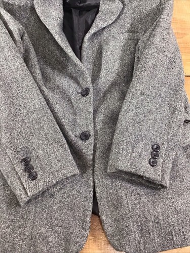 Vintage Pendleton Blazer Jacket Women's 12 Gray 100% Wool Made in USA - Picture 14 of 19