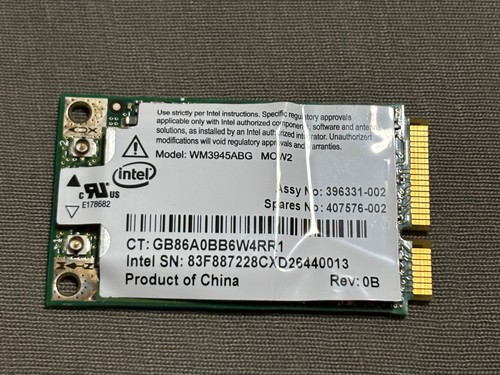 Intel WM3945ABG MOW2 Wi-Fi 3 WLAN Karte für Laptops & PCs