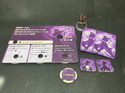 BEDLAM - Tiefling Warlock - Mini & All Items -D&D Onslaught!!