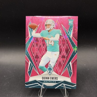 QUINN EWERS 2025 PHOENIX FOOTBALL ROOKIE PINK WINTER DOLPHINS RC /299 Q4517