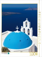 Calvendo Puzzle Santorini - SchöNheit Der SüDlichen ÄGäIs 1000 Teile Puzzle Hoch
