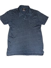 Todd Snyder Slim Fit Buttonless Polo M Indigo Pocket Portugal