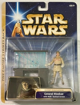 Star Wars GENERAL RIEEKAN w/ Hoth Tactical Screen (F6)