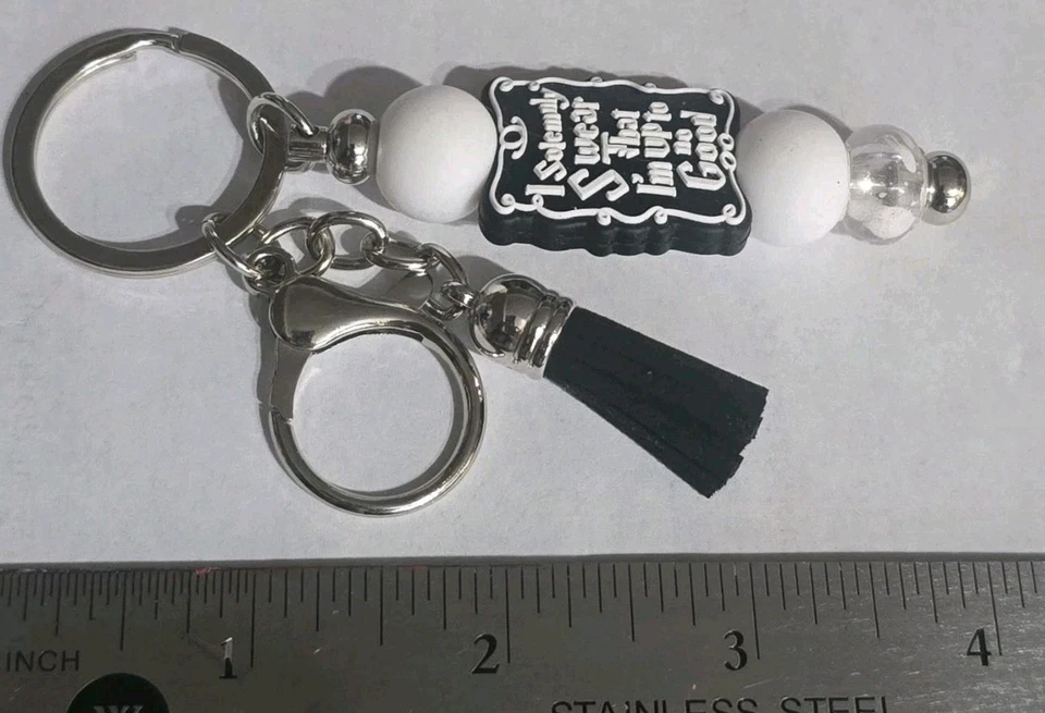 Harry Potter Silicone Keychain Bag Charm  - 4 inches - Harry Potter Quotes Gifts - Image 4 of 4