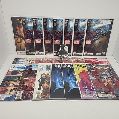Marvel Inhumans Comic Lot (23 Books) Keys, Variants High-Mid Grade