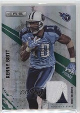 2010 Rookies & Stars Longevity Emerald Materials Prime /50 Kenny Britt #144 0gx4
