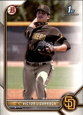 Victor Lizarraga 2022 Bowman 1st #BP-127 San Diego Padres