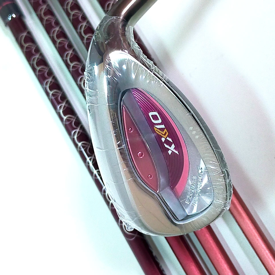 DUNLOP XXIO 13 Ladies Iron Set 5pc 7-9 PW SW MP1300L A Flex PINK Bordeaux 2024 - Image 2 of 4