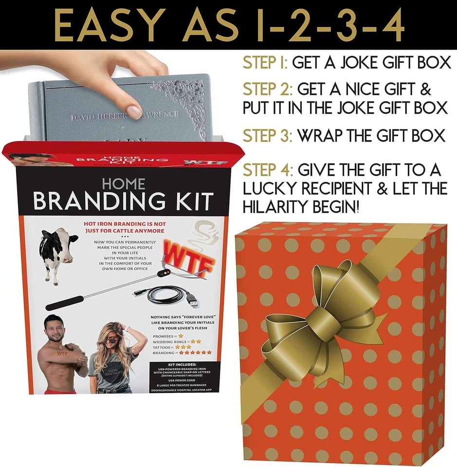 Maad Home Branding Kit Broma Caja de Regalo - Mordaza Perfecta para San Valentín...  Foto 4 de 4