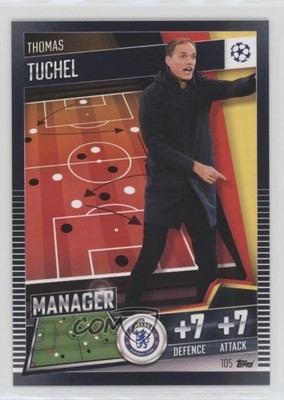 2020-21 Topps Match Attax 101 Manager Thomas Tuchel #105 0c6