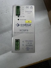 Cabur XCSF5P High Efficiency Power Supply 24VDC Output 120-230VAC Input