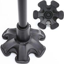 Cane Tip with 6 Support Rubber Foot for Walking Canes 3/4 Inch Shaft, Self-Stand