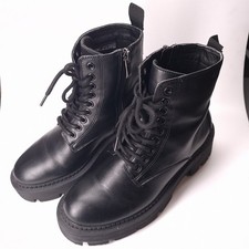 Black Casual Closed Booties Tamaris 1-25286-41 007 Gr. 38 Echtleder -wie neu