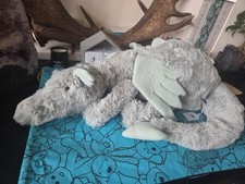 Genuine Jellycat Huge Sage Dragon rare and retired with dustbag