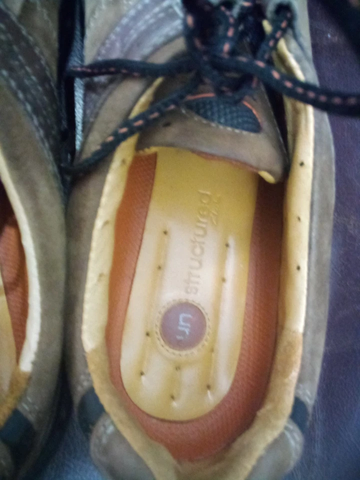 Zapatos Oxford Clarks para mujer talla 9,5 M de cuero tostado sin estructura Foto 4 de 4