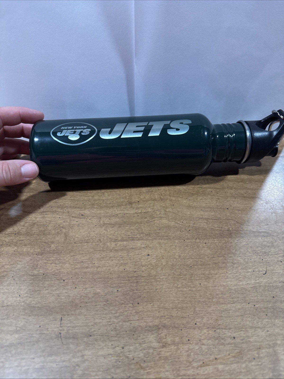 New York Jets Steel Water Bottle