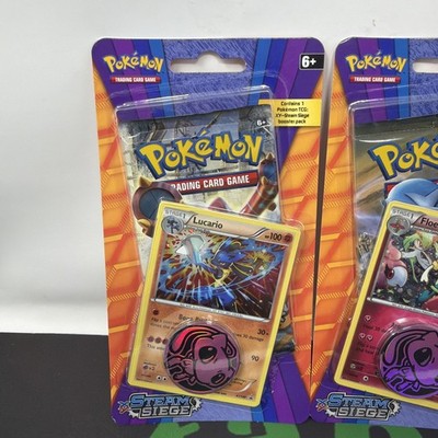 Pokemon XY Steam Siege Blister Pack Lot Lucario Floette Promo W