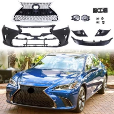 Front Bumper Cover Grill Kit For 2007-2009 Lexus ES350 Conversion to 2019+ ES