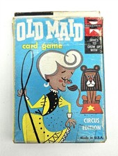 Vintage Ed-U-Cards Old Maid Card Game 1959 - Incomplete 29 Cards