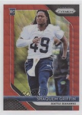 2018 Panini Prizm Rookie Red Wave Prizm 128/149 Shaquem Griffin #279 n8q