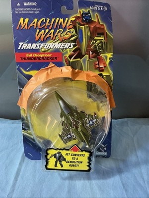 Vintage 1996 Kenner Transformers Evil Decpiticon Thundercracker Machine Wars 