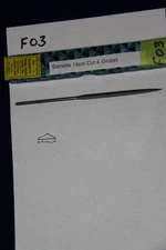 F03 - Grobet-Swiss - Needle File - Barrette Cut No 4 - [14 cm]