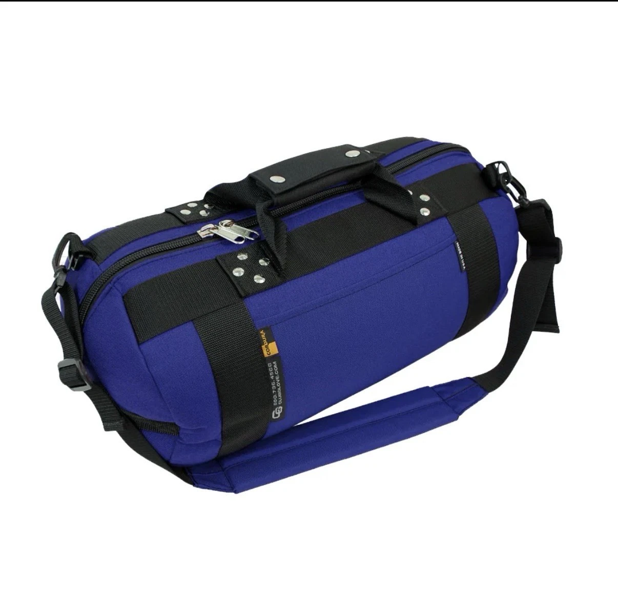 Club Glove Gear Bag Blue Black Duffle with Detachable Shoulder Strap Cordova