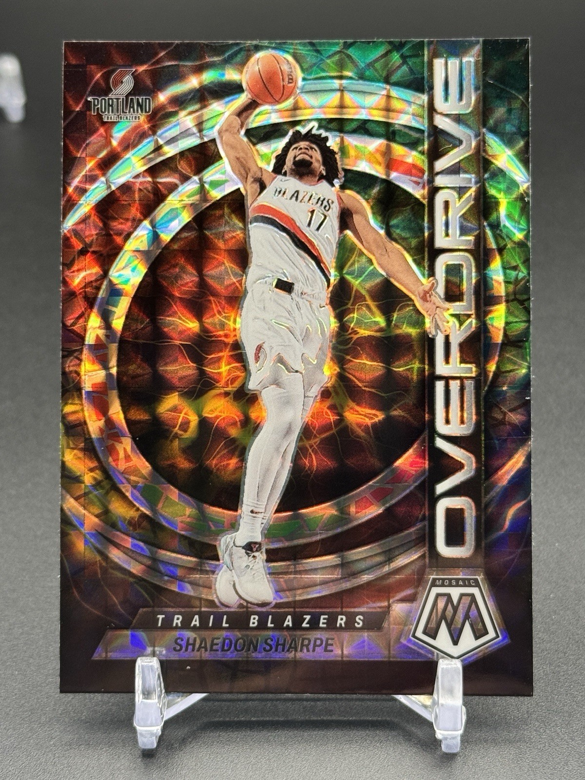 2022-23 Panini Mosaic - Overdrive Shaedon Sharpe #23 (RC)