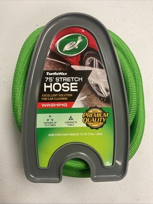   Turtle Wax 75  Stretch Hose   Expands 25ft to 75ft Car Wash / Garden Hose