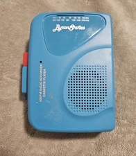 Byron Statics Teal Cassette Player Portable Walkman Recorder AM/FM Radio KCS-315
