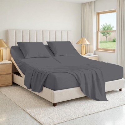 SGI Bedding 28'' King Split Top Flex Head Sheet Set , 100% Egyptian Cotton