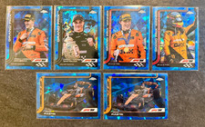 2025 Topps Chrome Sapphire Formula 1 F1 Oscar Piastri 6 Card Base Lot