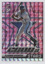 2022 Panini Mosaic 2000's Stars Pink Camo Prizm Vladimir Guerrero #300 HOF 1b3