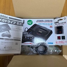 SEGA Mega Drive Mini W Console Black 2-Controller Set 42 Titles USED Japan F/S