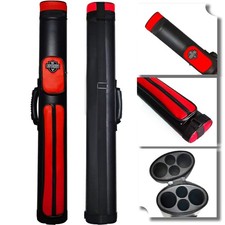 2x2 Hard cue case Oval Pool Cue Billiard Stick Carrying Case