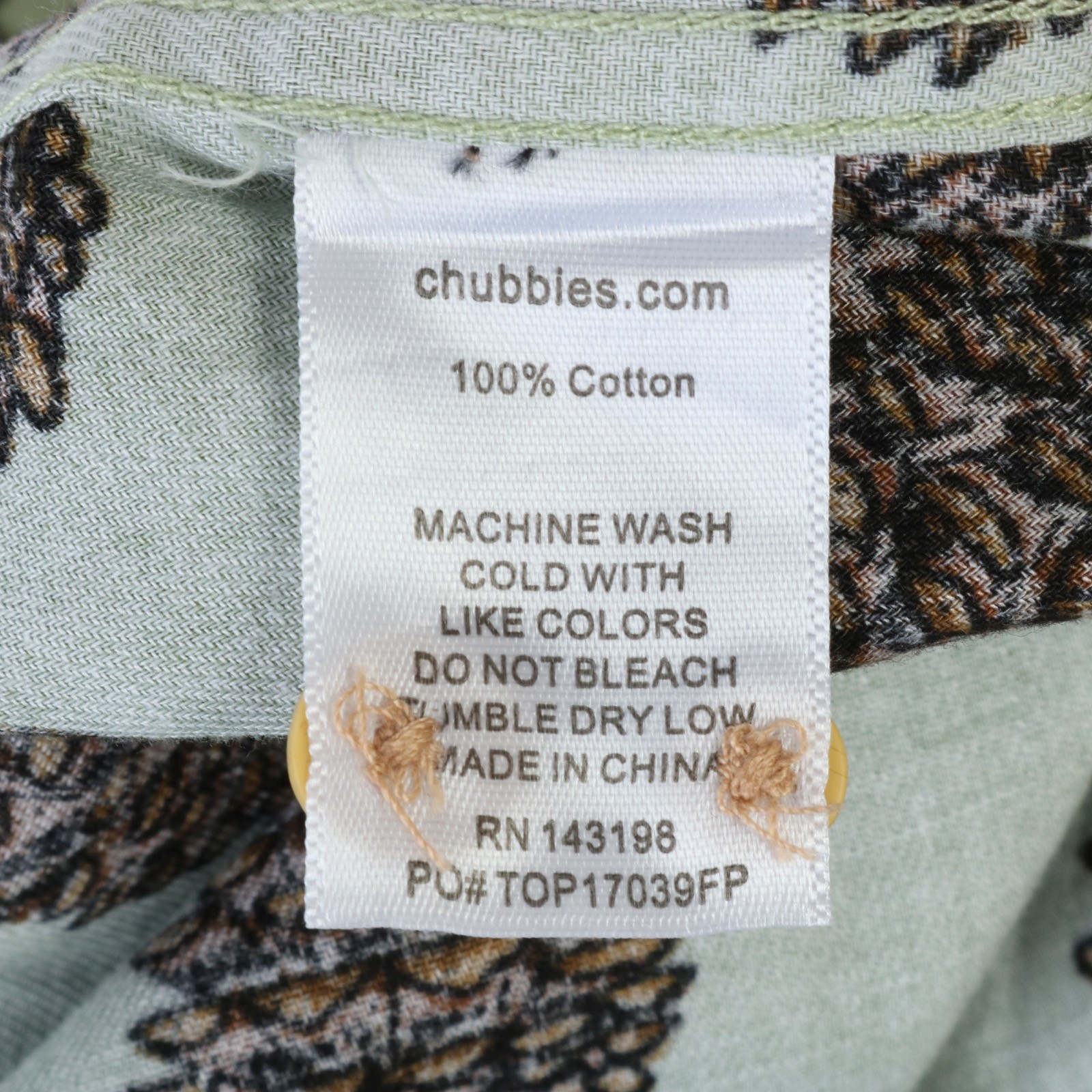 CHUBBIES NUTTER PINECONE CAMPING PREINT POPOVER P… - image 8