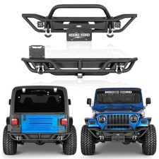 Fit 97-06 Jeep Wrangler Tj Steel Tube Front Rear Bumper Reinforcement Off-road