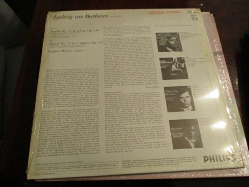 BEETHOVEN: Piano Sonatas op 110 & 111 Stephen Bishop LP - Imagen 2 de 4