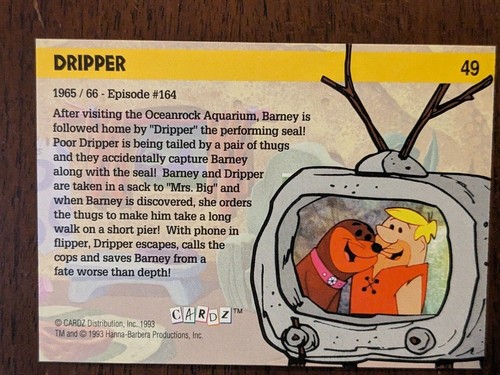 The Flintstones Hanna Barbera Trading Cards 1993 Cardz #s 01-100 NMT-MNT - Picture 66 of 188