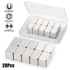 20 Pcs/set N38 Magnets Block Cube Rare Earth Neodymium Magnetic 15*10*10mm US