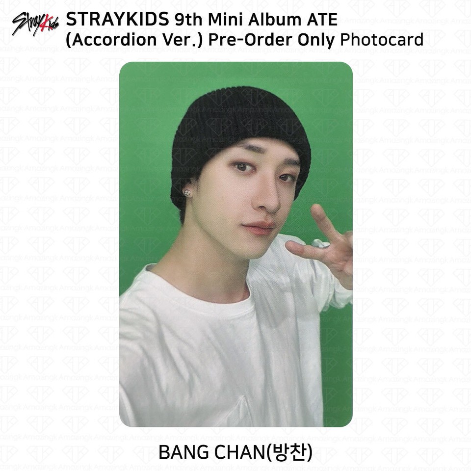 Preorder-benefits] STRAYKIDS - ATE [Chk Chk Ver] 9th Mini Album CD-R Photobook Photocard Mini Photobook 4-Cut Photo Unit Photocard Folded Poster Sticker Pack