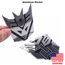 Aluminum Transformers Autobots Sticker Optimus Prime Or Decepticon Decals Aluminum Transformers Autobots Sticker Optimus Prime Or Decepticon Decals